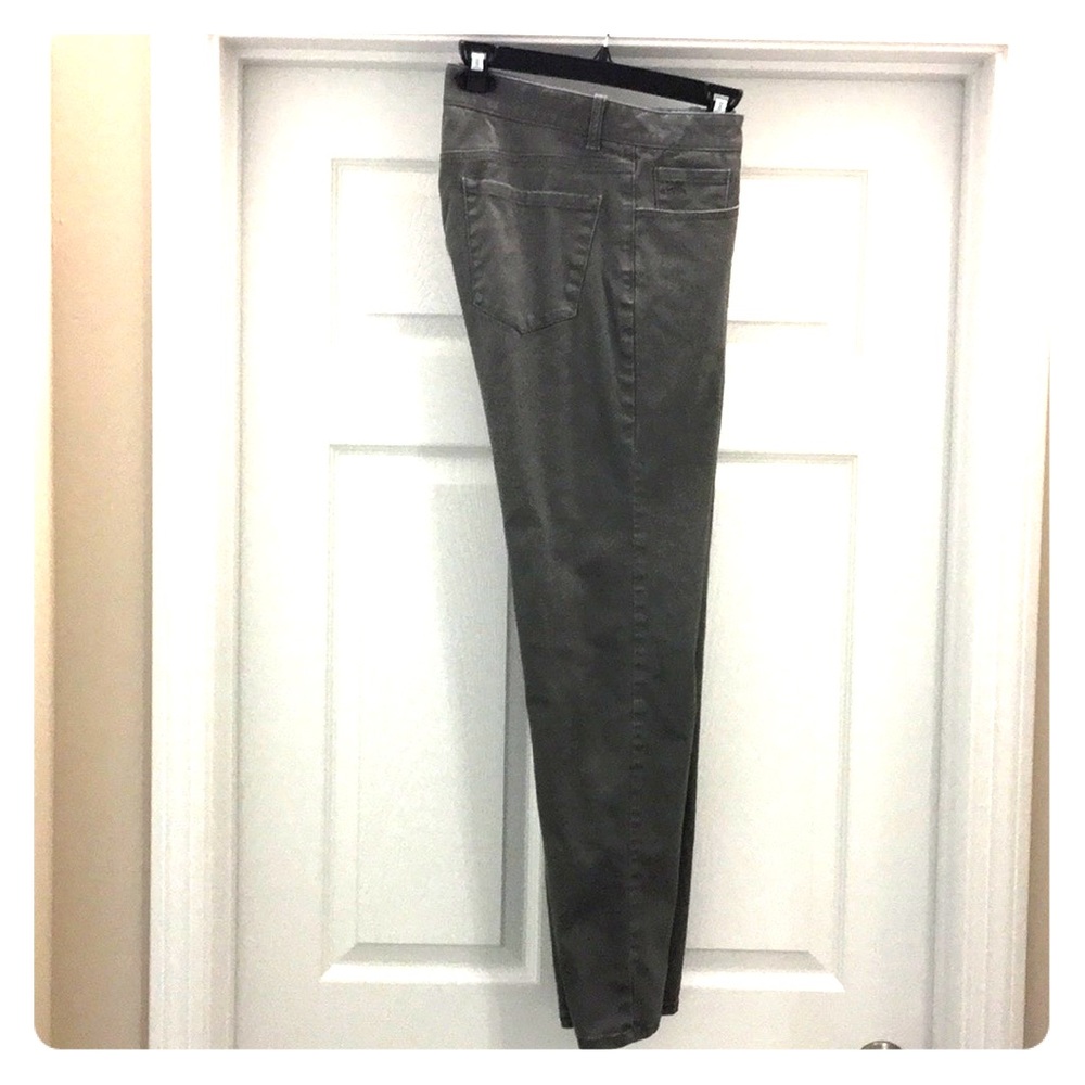 Penguin - Grey, slim fit, stretch, Pants 33/32